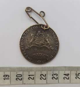 1911 Natal Coronation Souvenir Medal as per photo