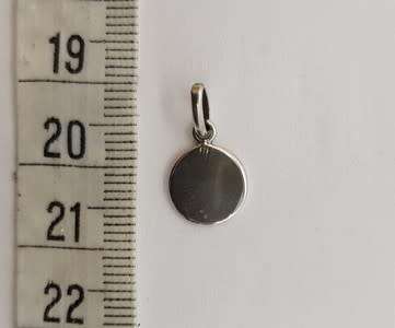 Silver pendant as per scan