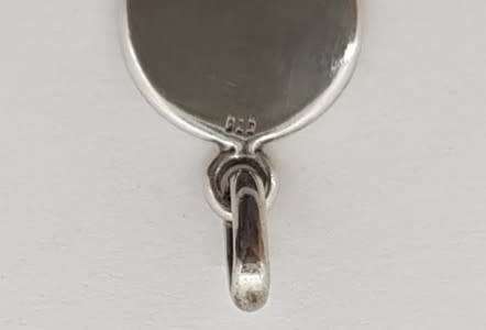 Silver pendant as per scan