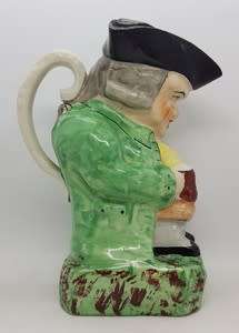Very old Toby Jug, top has been filled in - as per photo