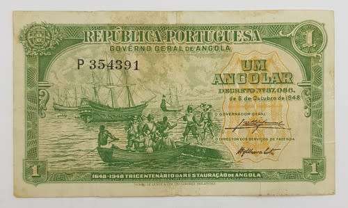 Angola 1648 - 1948 1 Dollar as per scan