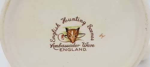 English hunting scenes, Ambassador ware, England beer mug - as per photo