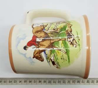 English hunting scenes, Ambassador ware, England beer mug - as per photo