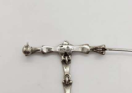 Itraco marcasite nurses watch 9 (overwound)- as per photo