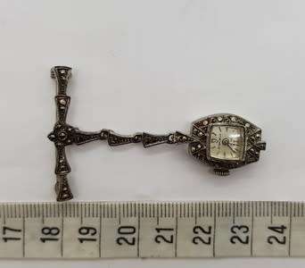 Itraco marcasite nurses watch 9 (overwound)- as per photo