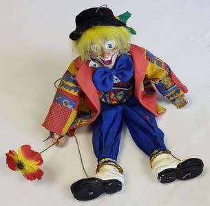 Clown marrionette as per photo