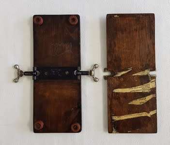 Wooden tie press -  as per photo