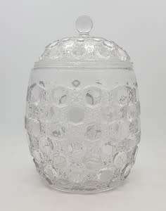 Vintage Glass Sweet Jar height 19cm as per photo