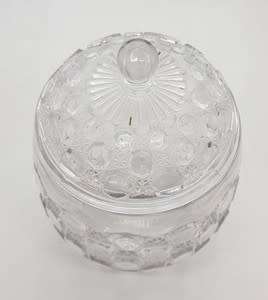 Vintage Glass Sweet Jar height 19cm as per photo