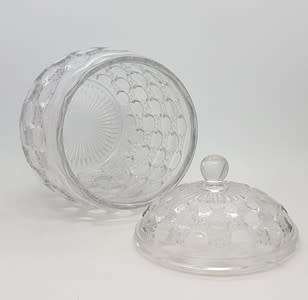 Vintage Glass Sweet Jar height 19cm as per photo
