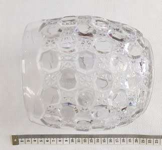 Vintage Glass Sweet Jar height 19cm as per photo