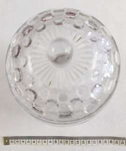 Vintage Glass Sweet Jar height 19cm as per photo