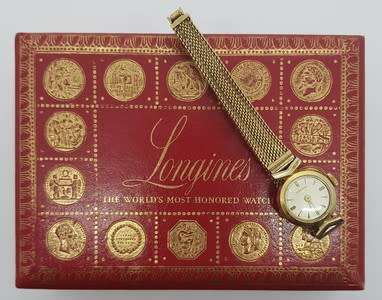 Longines ladies watch, working in box as per photo
