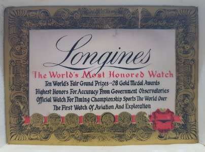 Longines ladies watch, working in box as per photo