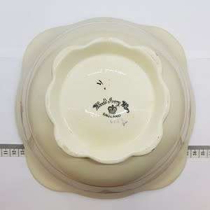 Pair of Woods Ivory Ware bowls with lids - as per photo