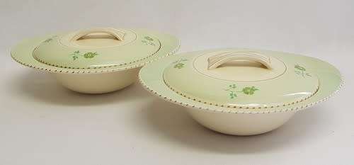 Pair of Burleigh ( balmoral ) bowls with lids - as per photo