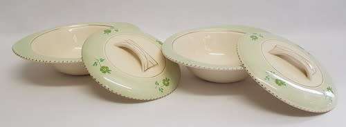 Pair of Burleigh ( balmoral ) bowls with lids - as per photo