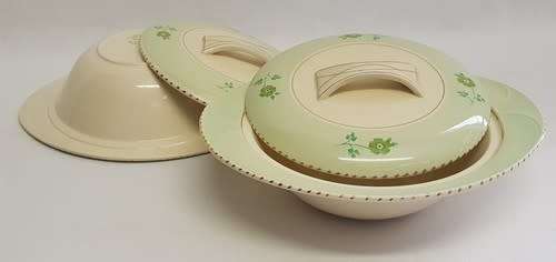 Pair of Burleigh ( balmoral ) bowls with lids - as per photo