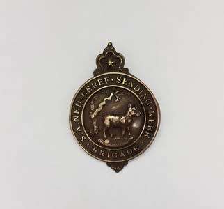 Suid Afrikaanse Nederduits Gerformeerde Sending Kerk Brigade Cap Badge as per photo