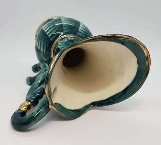 Pair of handpainted porcelain jugs height 20cm as per photo