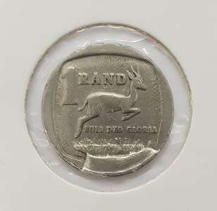 South Africa mint error R1 coin as per scan