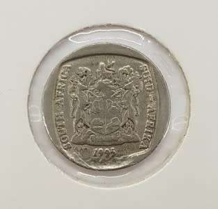South Africa mint error R1 coin as per scan