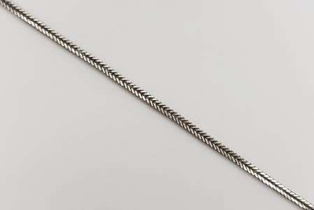 Sterling silver necklace with Tiger`s eye pendant as per photo