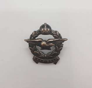 Lot of 3 Different Coloured WWII SA Airforce Cap Badges as per photo