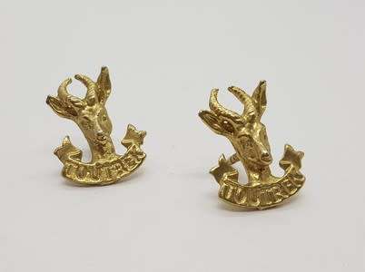 Lot of 2 Springbok Toutrek pin badges - as per scan