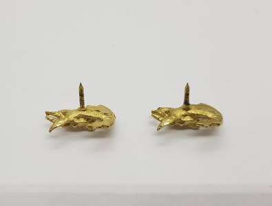 Lot of 2 Springbok Toutrek pin badges - as per scan
