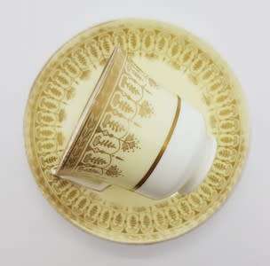 Small Wedgwood cup and saucer - some paint fade  - as per photo