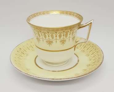 Small Wedgwood cup and saucer - some paint fade  - as per photo