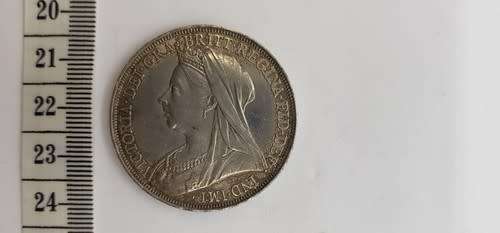 1894 British crown in AU condition - as per scan
