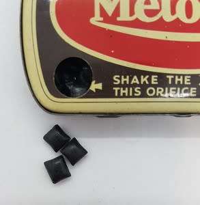 Full tin of Meloids - for a mellow voice - as per photo