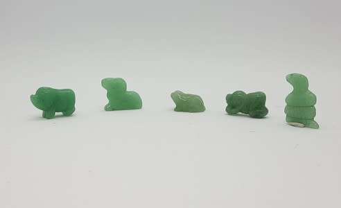 Lot of 5 Jade figurines - as per photo