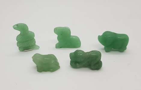 Lot of 5 Jade figurines - as per photo