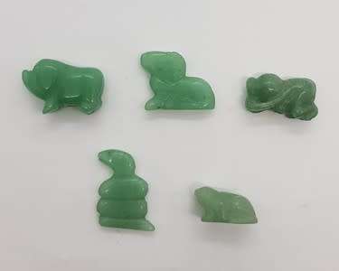 Lot of 5 Jade figurines - as per photo
