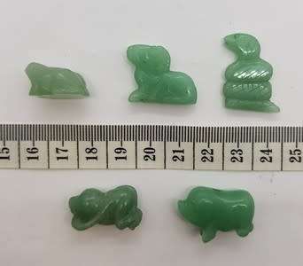 Lot of 5 Jade figurines - as per photo