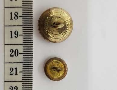 Lot of 24 military buttons - as per photo