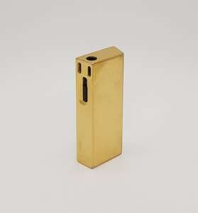 Electronic Ronson lighter shaped as a gold bar - as per photo
