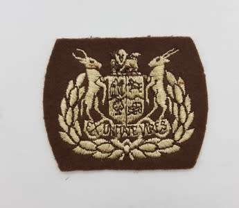 Sergeant Major cloth arm badge - as per scan