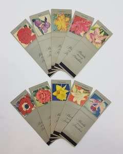 Lot of 10 Hunt`s Heavenly Peaches flat matchbooks - as per photo