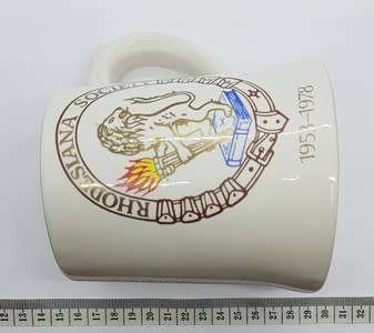 1953-1978 Rhodesiana Society beer mug - as per photo