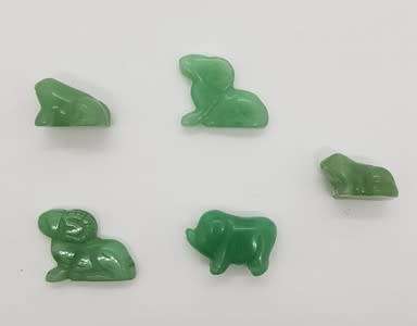Lot of 5 Jade figurines - as per photo