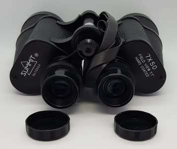 Summit 7 X 50 binoculars  No: 55656 in leather bag - as per photo