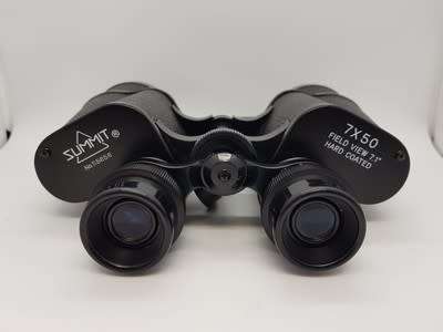 Summit 7 X 50 binoculars  No: 55656 in leather bag - as per photo