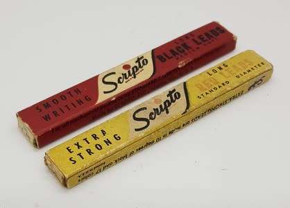 Set of 2 Scripto leads in original packaging - as per photo
