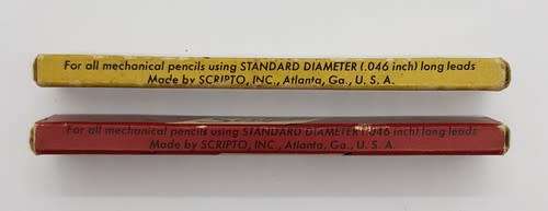 Set of 2 Scripto leads in original packaging - as per photo