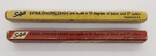 Set of 2 Scripto leads in original packaging - as per photo