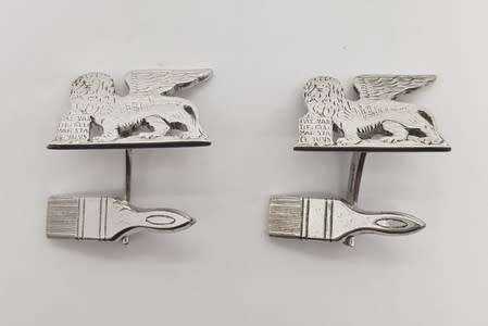 Pair of Silver cufflinks as per photo